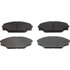 Wagner MX605 Disc Brake Pad Set Wagner Brake ThermoQuiet MX605 Semi-Metallic Disc Brake Pad Set
