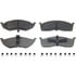 Wagner MX591 Disc Brake Pad Set Wagner Brake ThermoQuiet MX591 Semi-Metallic Disc Brake Pad Set