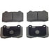 Wagner MX592 Disc Brake Pad Set Wagner Brake ThermoQuiet MX592 Semi-Metallic Disc Brake Pad Set