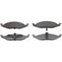 Wagner MX633 Disc Brake Pad Set Wagner Brake ThermoQuiet MX633 Semi-Metallic Disc Brake Pad Set