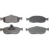 Wagner MX648 Disc Brake Pad Set Wagner Brake ThermoQuiet MX648 Semi-Metallic Disc Brake Pad Set