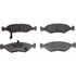 Wagner MX649 Disc Brake Pad Set Wagner Brake ThermoQuiet MX649 Semi-Metallic Disc Brake Pad Set