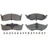 Wagner MX642 Disc Brake Pad Set Wagner Brake ThermoQuiet MX642 Semi-Metallic Disc Brake Pad Set