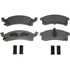 Wagner MX673 Disc Brake Pad Set Wagner Brake ThermoQuiet MX673 Semi-Metallic Disc Brake Pad Set