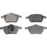 Wagner MX687A Disc Brake Pad Set Wagner Brake ThermoQuiet MX687A Semi-Metallic Disc Brake Pad Set