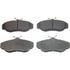 Wagner MX676 Disc Brake Pad Set Wagner Brake ThermoQuiet MX676 Semi-Metallic Disc Brake Pad Set