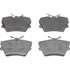 Wagner MX706 Disc Brake Pad Set Wagner Brake ThermoQuiet MX706 Semi-Metallic Disc Brake Pad Set