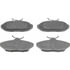 Wagner MX708 Disc Brake Pad Set Wagner Brake ThermoQuiet MX708 Semi-Metallic Disc Brake Pad Set