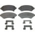 Wagner MX699 Disc Brake Pad Set Wagner Brake ThermoQuiet MX699 Semi-Metallic Disc Brake Pad Set