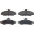 Wagner MX724 Disc Brake Pad Set Wagner Brake ThermoQuiet MX724 Semi-Metallic Disc Brake Pad Set