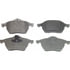 Wagner MX736 Disc Brake Pad Set Wagner ThermoQuiet MX736 Semi-Metallic Disc Brake Pad Set