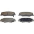 Wagner MX732 Disc Brake Pad Set Wagner Brake ThermoQuiet MX732 Semi-Metallic Disc Brake Pad Set