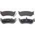 Wagner MX761 Disc Brake Pad Set Wagner Brake ThermoQuiet MX761 Semi-Metallic Disc Brake Pad Set