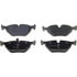 Wagner MX763 Disc Brake Pad Set Wagner Brake ThermoQuiet MX763 Semi-Metallic Disc Brake Pad Set