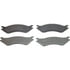 Wagner MX758 Disc Brake Pad Set Wagner Brake ThermoQuiet MX758 Semi-Metallic Disc Brake Pad Set