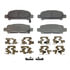Wagner MX770 Disc Brake Pad Set Wagner Brake ThermoQuiet MX770 Semi-Metallic Disc Brake Pad Set