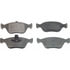 Wagner MX783 Disc Brake Pad Set Wagner Brake ThermoQuiet MX783 Semi-Metallic Disc Brake Pad Set