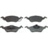 Wagner MX816 Disc Brake Pad Set Wagner Brake ThermoQuiet MX816 Semi-Metallic Disc Brake Pad Set