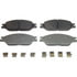 Wagner MX803 Disc Brake Pad Set Wagner Brake ThermoQuiet MX803 Semi-Metallic Disc Brake Pad Set