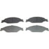 Wagner MX804 Disc Brake Pad Set Wagner Brake ThermoQuiet MX804 Semi-Metallic Disc Brake Pad Set