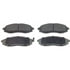 Wagner MX830A Disc Brake Pad Set Wagner Brake ThermoQuiet MX830A Semi-Metallic Disc Brake Pad Set