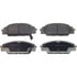 Wagner MX829 Disc Brake Pad Set Wagner Brake ThermoQuiet MX829 Semi-Metallic Disc Brake Pad Set