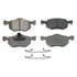 Wagner MX843 Disc Brake Pad Set Wagner Brake ThermoQuiet MX843 Semi-Metallic Disc Brake Pad Set
