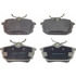 Wagner MX838 Disc Brake Pad Set Wagner Brake ThermoQuiet MX838 Semi-Metallic Disc Brake Pad Set