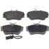 Wagner MX852 Disc Brake Pad Set Wagner Brake ThermoQuiet MX852 Semi-Metallic Disc Brake Pad Set