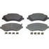 Wagner MX856B Disc Brake Pad Set Wagner Brake ThermoQuiet MX856B Semi-Metallic Disc Brake Pad Set