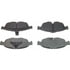 Wagner MX869 Disc Brake Pad Set Wagner Brake ThermoQuiet MX869 Semi-Metallic Disc Brake Pad Set