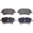 Wagner MX872 Disc Brake Pad Set Wagner Brake ThermoQuiet MX872 Semi-Metallic Disc Brake Pad Set