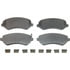 Wagner MX856 Disc Brake Pad Set Wagner Brake ThermoQuiet MX856 Semi-Metallic Disc Brake Pad Set