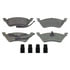 Wagner MX858 Disc Brake Pad Set Wagner Brake ThermoQuiet MX858 Semi-Metallic Disc Brake Pad Set