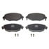 Wagner MX910 Disc Brake Pad Set Wagner Brake ThermoQuiet MX910 Semi-Metallic Disc Brake Pad Set