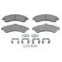 Wagner MX882 Disc Brake Pad Set Wagner Brake ThermoQuiet MX882 Semi-Metallic Disc Brake Pad Set