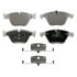 Wagner MX918 Disc Brake Pad Set Wagner Brake ThermoQuiet MX918 Semi-Metallic Disc Brake Pad Set