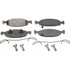 Wagner MX942 Disc Brake Pad Set Wagner Brake ThermoQuiet MX942 Semi-Metallic Disc Brake Pad Set