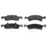 Wagner MX934 Disc Brake Pad Set Wagner Brake ThermoQuiet MX934 Semi-Metallic Disc Brake Pad Set
