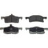Wagner MX935 Disc Brake Pad Set Wagner Brake ThermoQuiet MX935 Semi-Metallic Disc Brake Pad Set