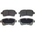 Wagner MX937 Disc Brake Pad Set Wagner ThermoQuiet MX937 Semi-Metallic Disc Brake Pad Set