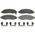 Wagner MX962 Disc Brake Pad Set Wagner Brake ThermoQuiet MX962 Semi-Metallic Disc Brake Pad Set
