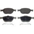 Wagner MX970 Disc Brake Pad Set Wagner Brake ThermoQuiet MX970 Semi-Metallic Disc Brake Pad Set