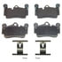 Wagner MX978A Disc Brake Pad Set Wagner Brake ThermoQuiet MX978A Semi-Metallic Disc Brake Pad Set
