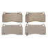 Wagner MX968 Disc Brake Pad Set Wagner Brake ThermoQuiet MX968 Semi-Metallic Disc Brake Pad Set