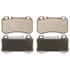 Wagner MX984 Disc Brake Pad Set Wagner Brake ThermoQuiet MX984 Semi-Metallic Disc Brake Pad Set