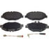 Wagner MX987 Disc Brake Pad Set Wagner Brake ThermoQuiet MX987 Semi-Metallic Disc Brake Pad Set