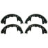 Wagner PAB358AR Drum Brake Shoe Drum Brake Shoe Set - Rear, 12" Brake Drum Dia., 3" Brake Shoe Width