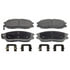 Wagner PD1013 Disc Brake Pad Set Wagner Brake ThermoQuiet PD1013 Ceramic Disc Brake Pad Set