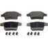 Wagner PD1071 Disc Brake Pad Set Wagner Brake ThermoQuiet PD1071 Ceramic Disc Brake Pad Set